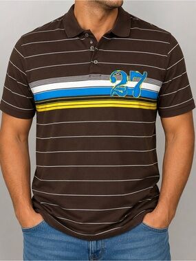 (0011) Men's: XL (44-46) Roebuck & Co Polo Shirt- L2